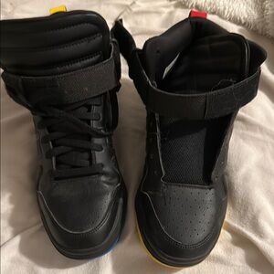 Kids Black High-Top Sneakers